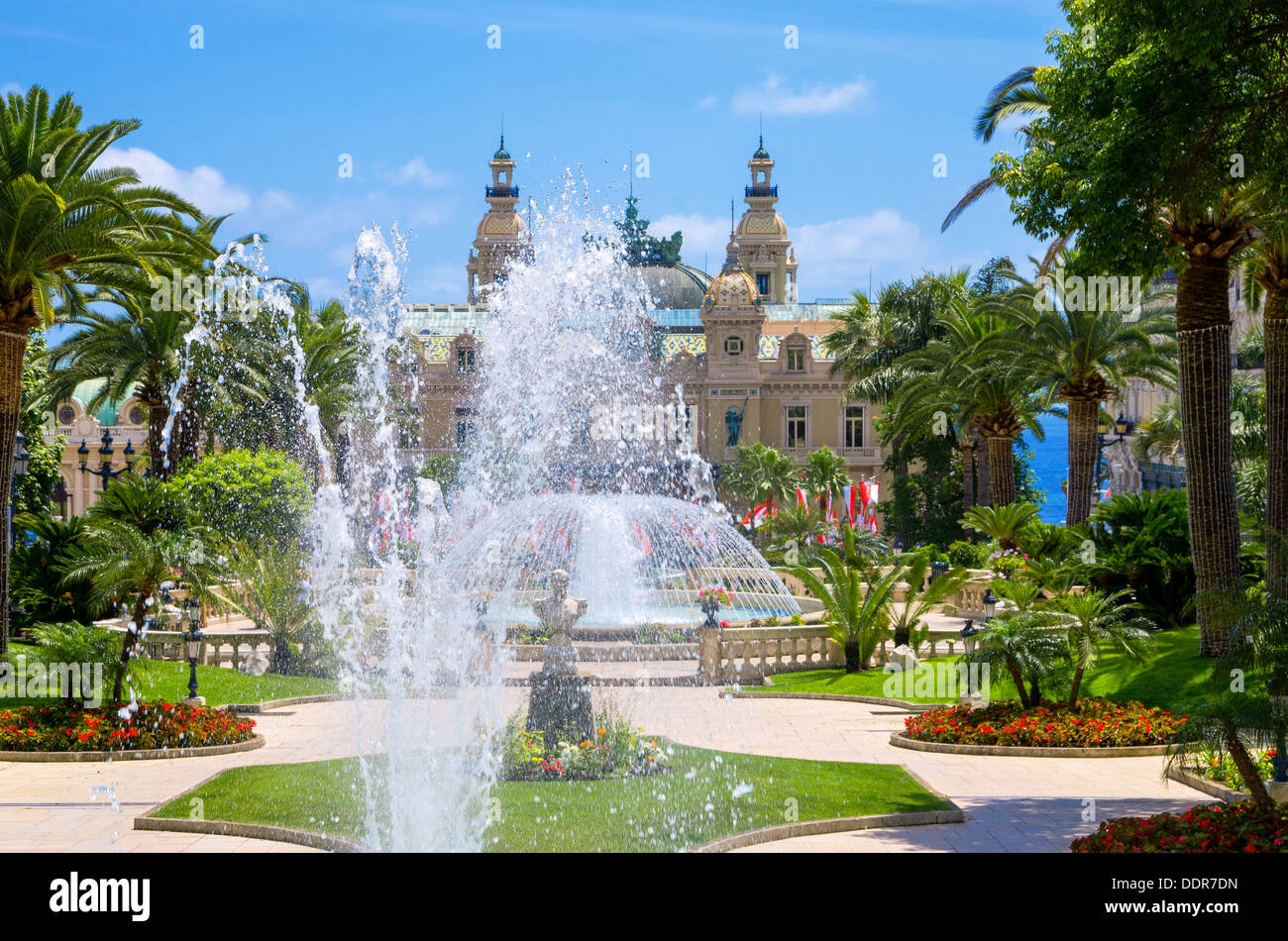 Vista di Monaco. Francia Foto Stock