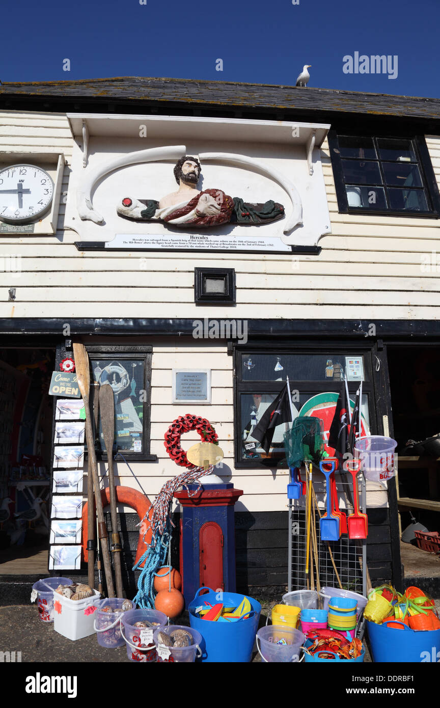 Il Molo del Porto di casa shop Broadstairs Kent England Foto Stock
