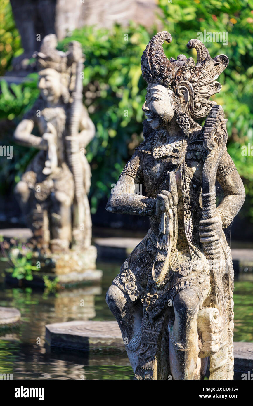 Indonesia, Bali, Tirtagangga, acqua Palace (Taman Tirtagangga) Foto Stock