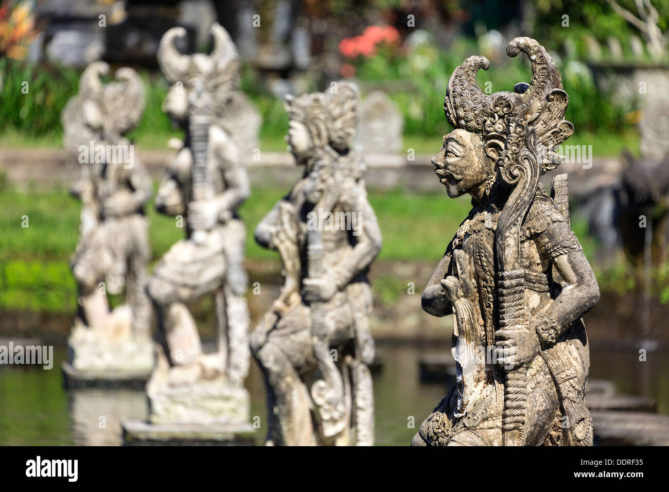 Indonesia, Bali, Tirtagangga, acqua Palace (Taman Tirtagangga) Foto Stock