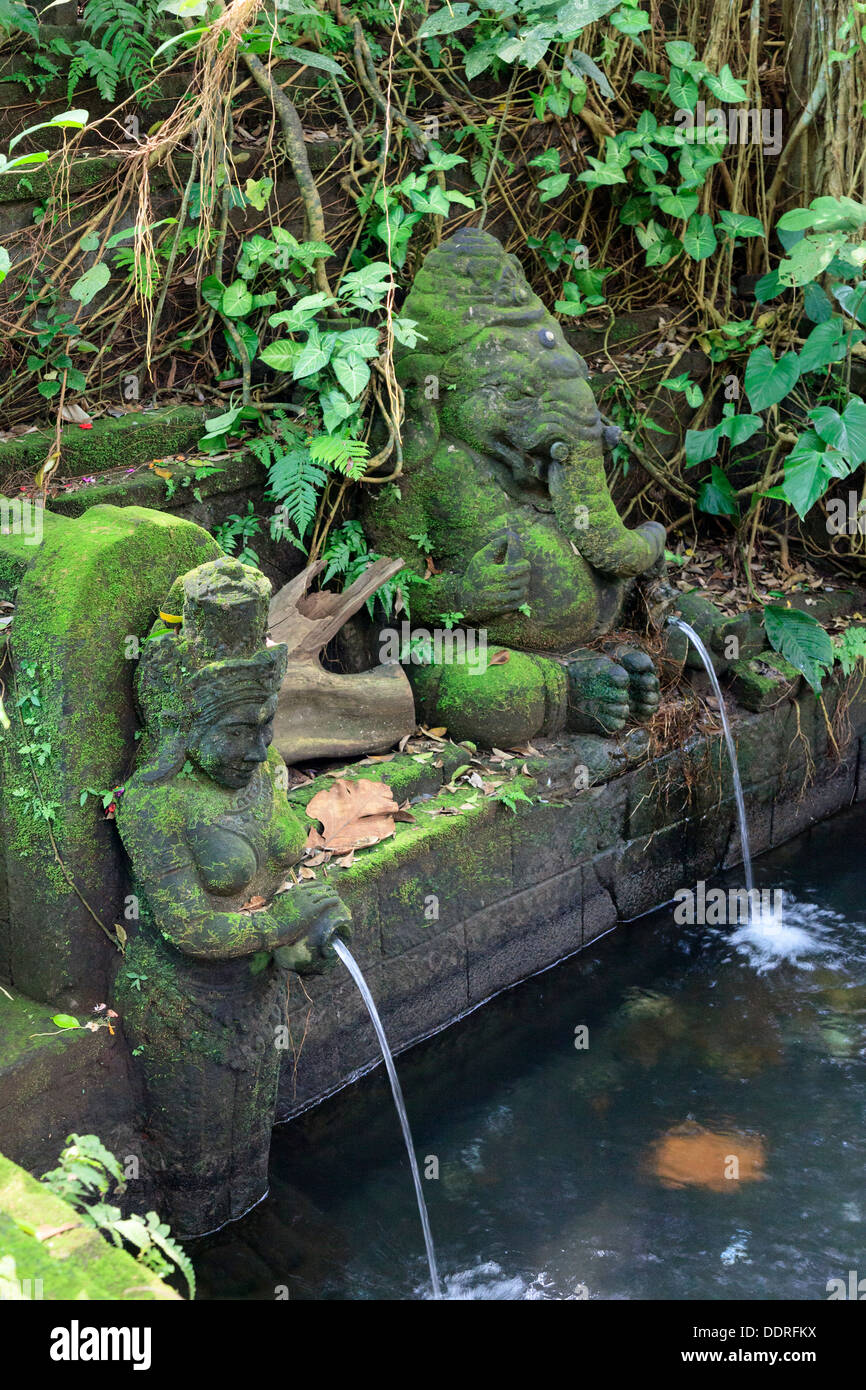 Indonesia Bali Ubud, Santuario della Foresta delle Scimmie Foto Stock