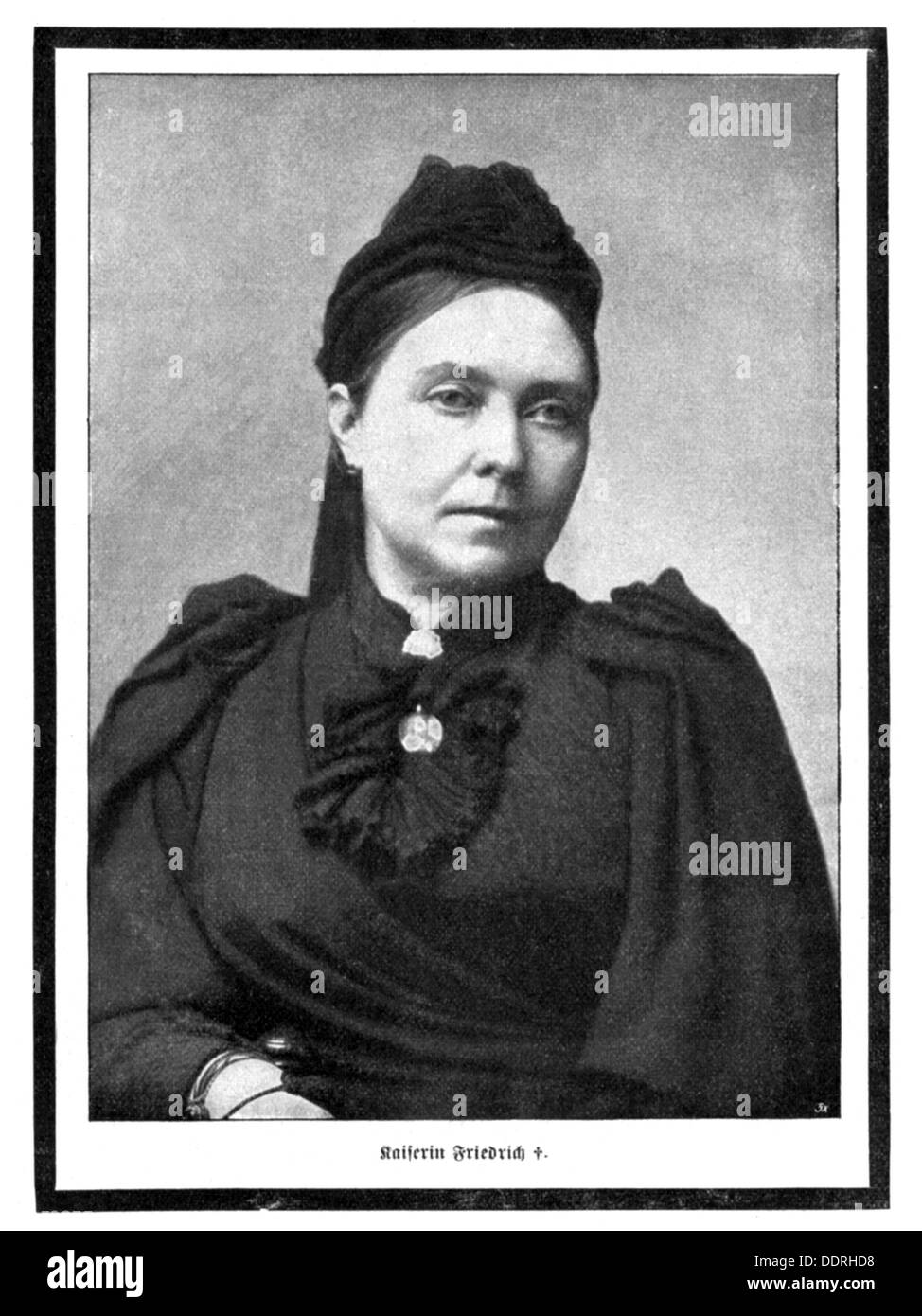 Victoria Adelaide, 21.11.1840 - 5.8.1901, Imperatrice Tedesca 9.3. - 15.6.1888, mezza lunghezza, 1901, Foto Stock
