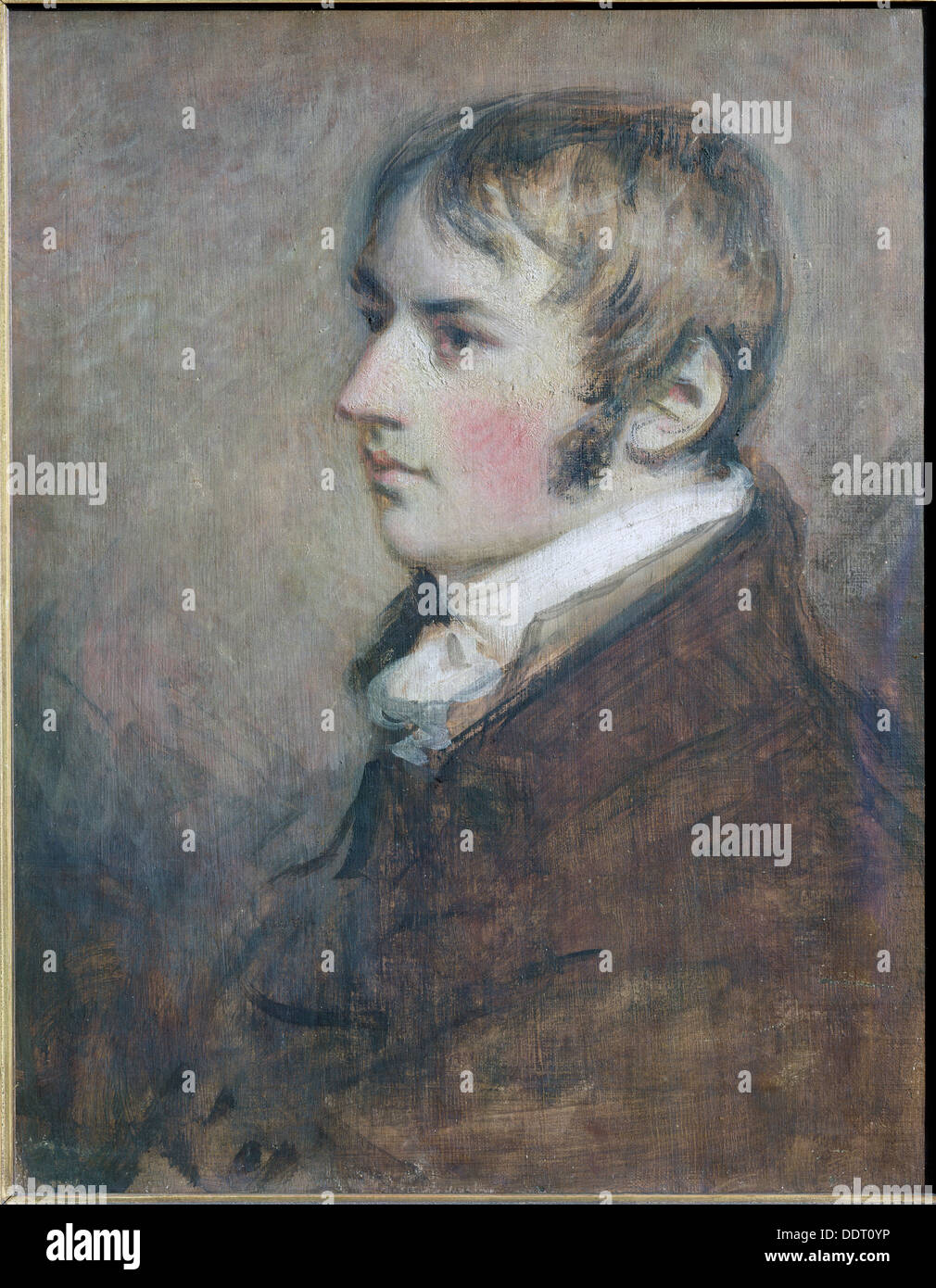 John Constable, inglese pittore paesaggista, 1796. Artista: Daniel Gardner Foto Stock
