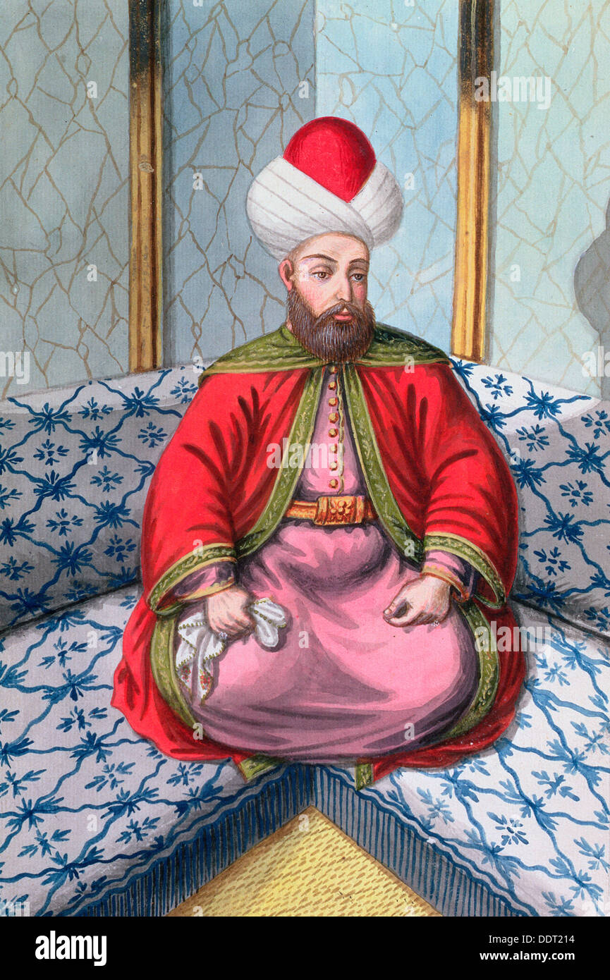 Orhan I, imperatore Ottomano, (1808). Artista: sconosciuto Foto Stock