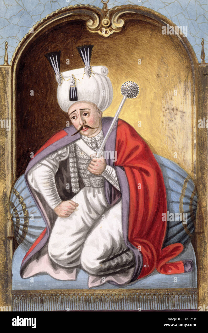Selim I, imperatore Ottomano, (1808). Artista: John Young Foto Stock
