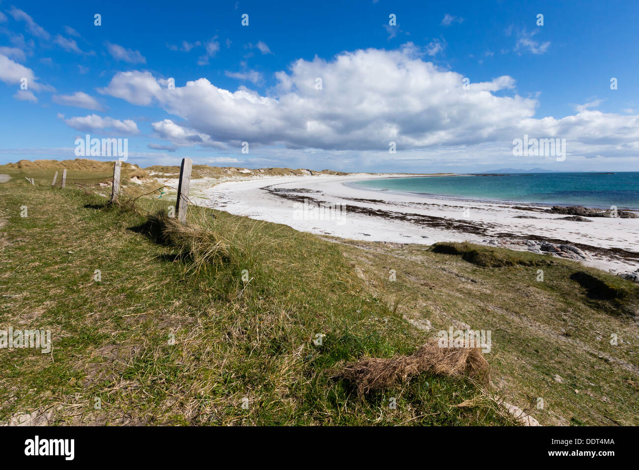 North Uist beach Foto Stock