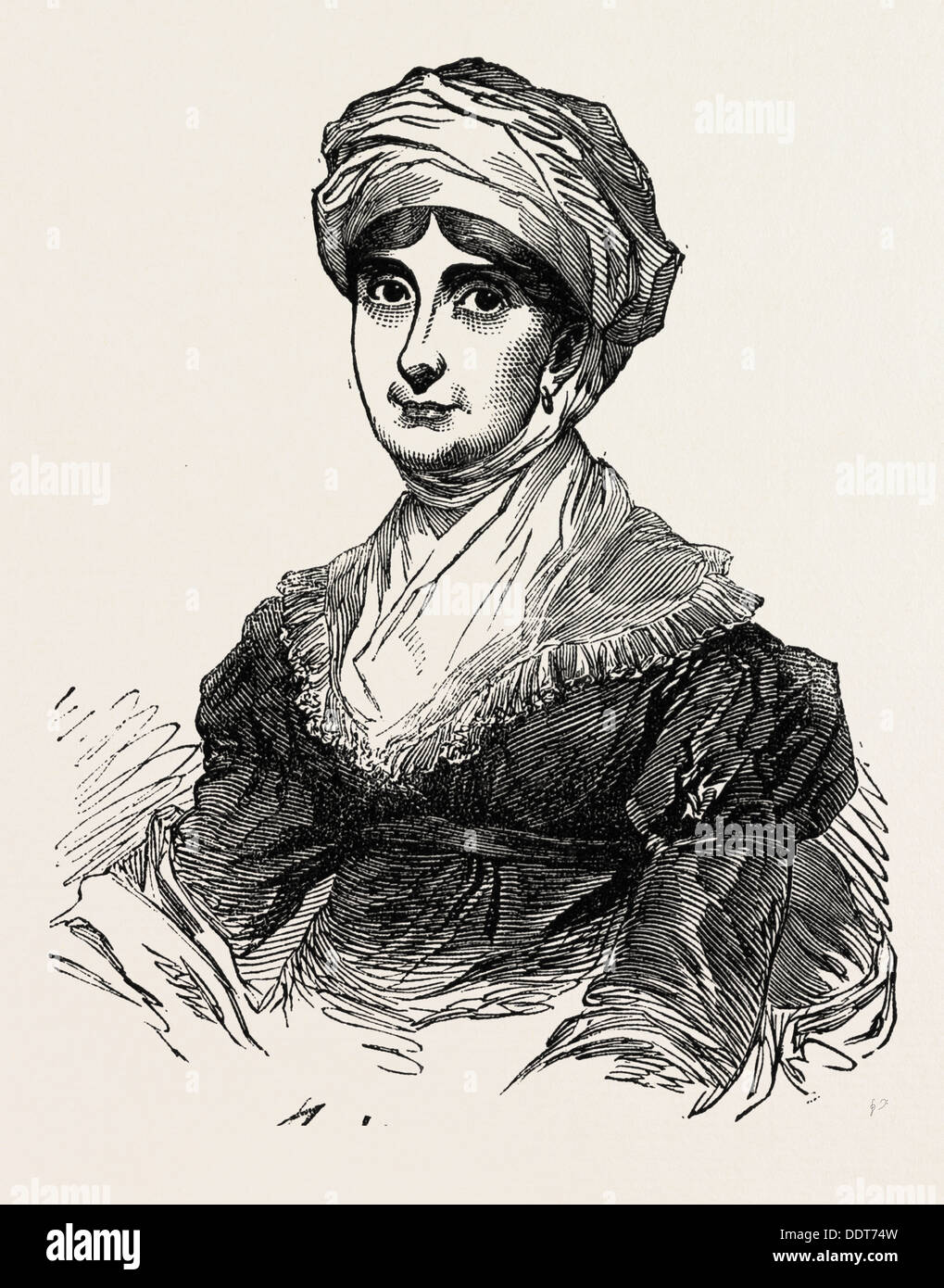 JOANNA BAILLIE, 1762-1851, Scottish poeta e drammaturgo Foto Stock