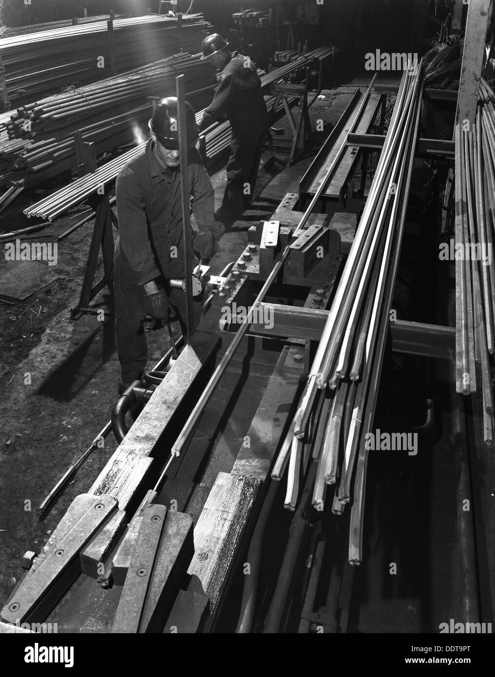 Disegno barre esagonali, Edgar Allen fonderie di acciaio, Sheffield, 1962. Artista: Michael Walters Foto Stock