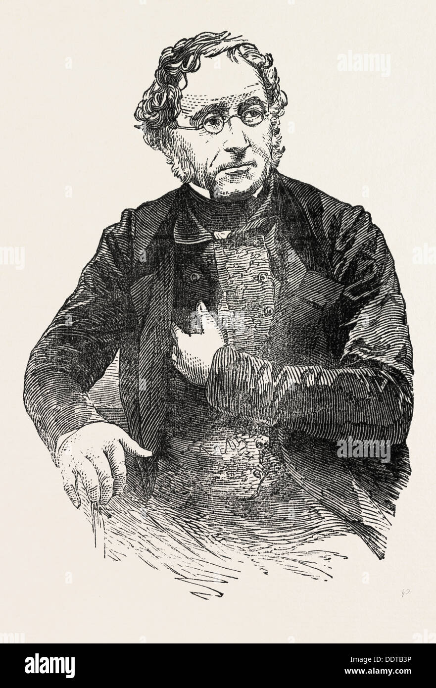SIR HENRY THOMAS DE LA BECHE, C.D., F.R.S., F.G.S., F.L.S.; inglese del geologo e paleontologo Foto Stock