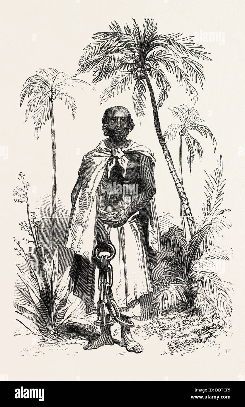 GONGALEGODA BANDA, il pretendente KANDIAN, Kandy, Sri Lanka, WANSAPURNA DEWAGE DAVID, 1851 l'incisione Foto Stock