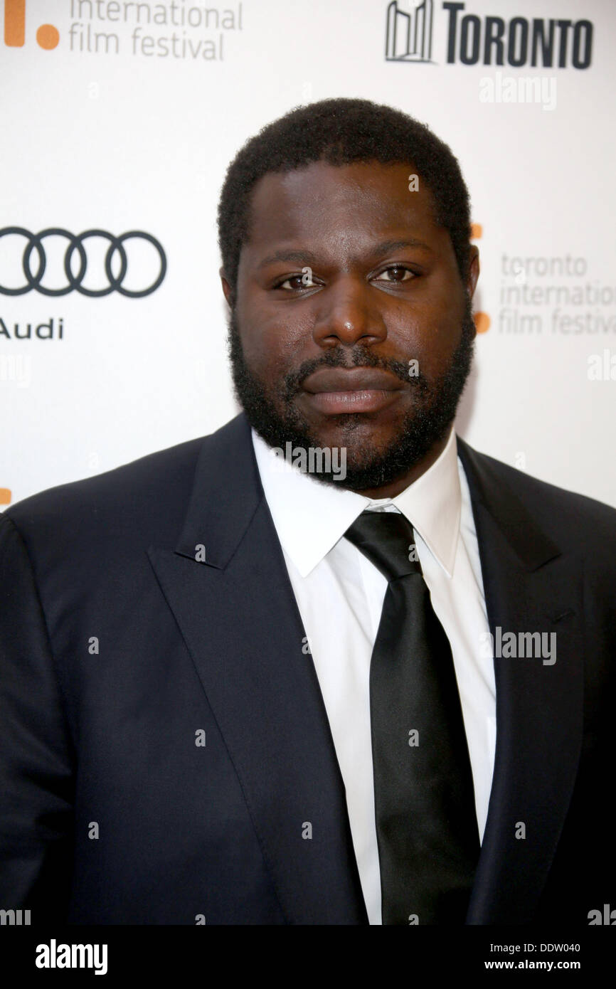 Toronto, Canada. . 06 Sep, 2013. Direttore Steve McQueen assiste la premiere del '12 Anni uno slave' durante il Toronto International Film Festival aka formato TIFF a Princess of Wales Theatre di Toronto, Canada, il 06 settembre 2013. Foto: Hubert Boesl Credito: dpa picture alliance/Alamy Live News Foto Stock
