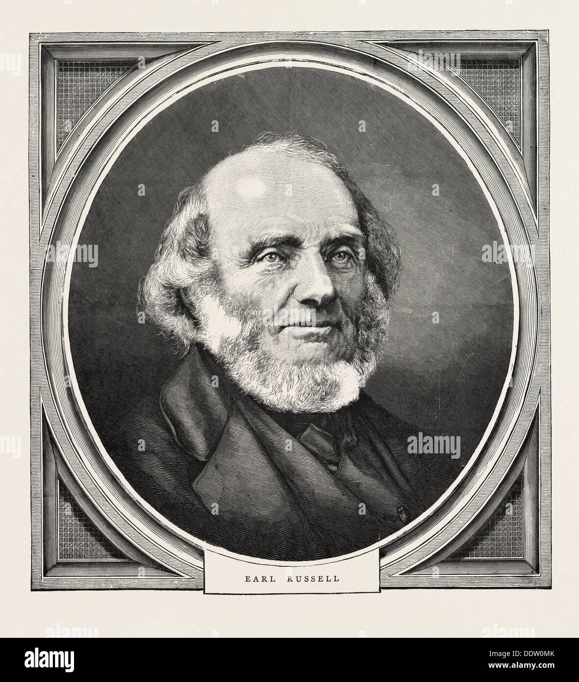 EARL RUSSELL, 1792 - 1878 Foto Stock