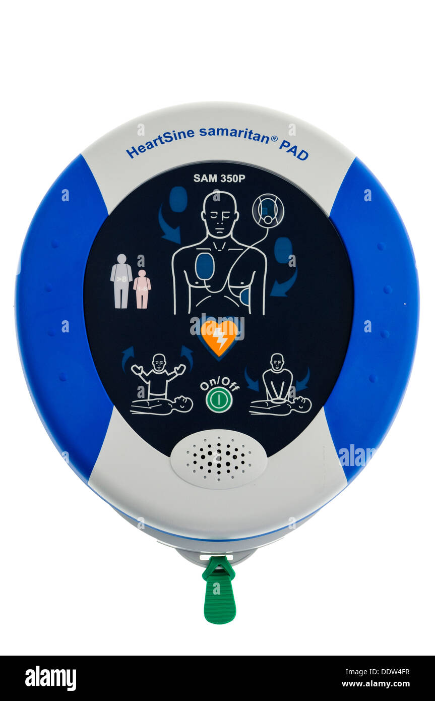 Heartsine SAM350P defibrillatore automatico Foto Stock