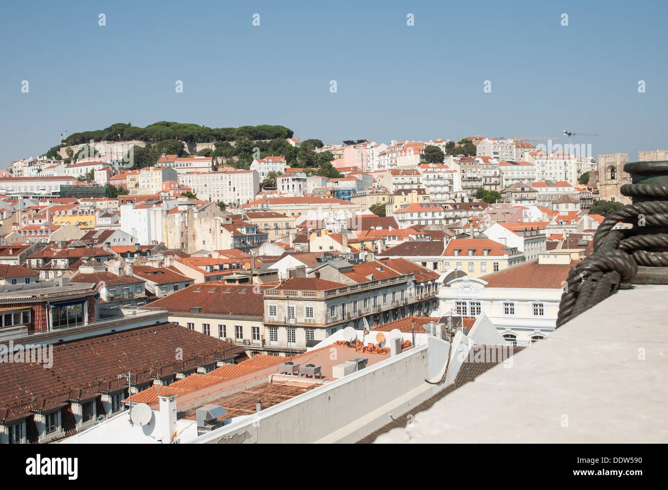 Vista di Lisbona Foto Stock