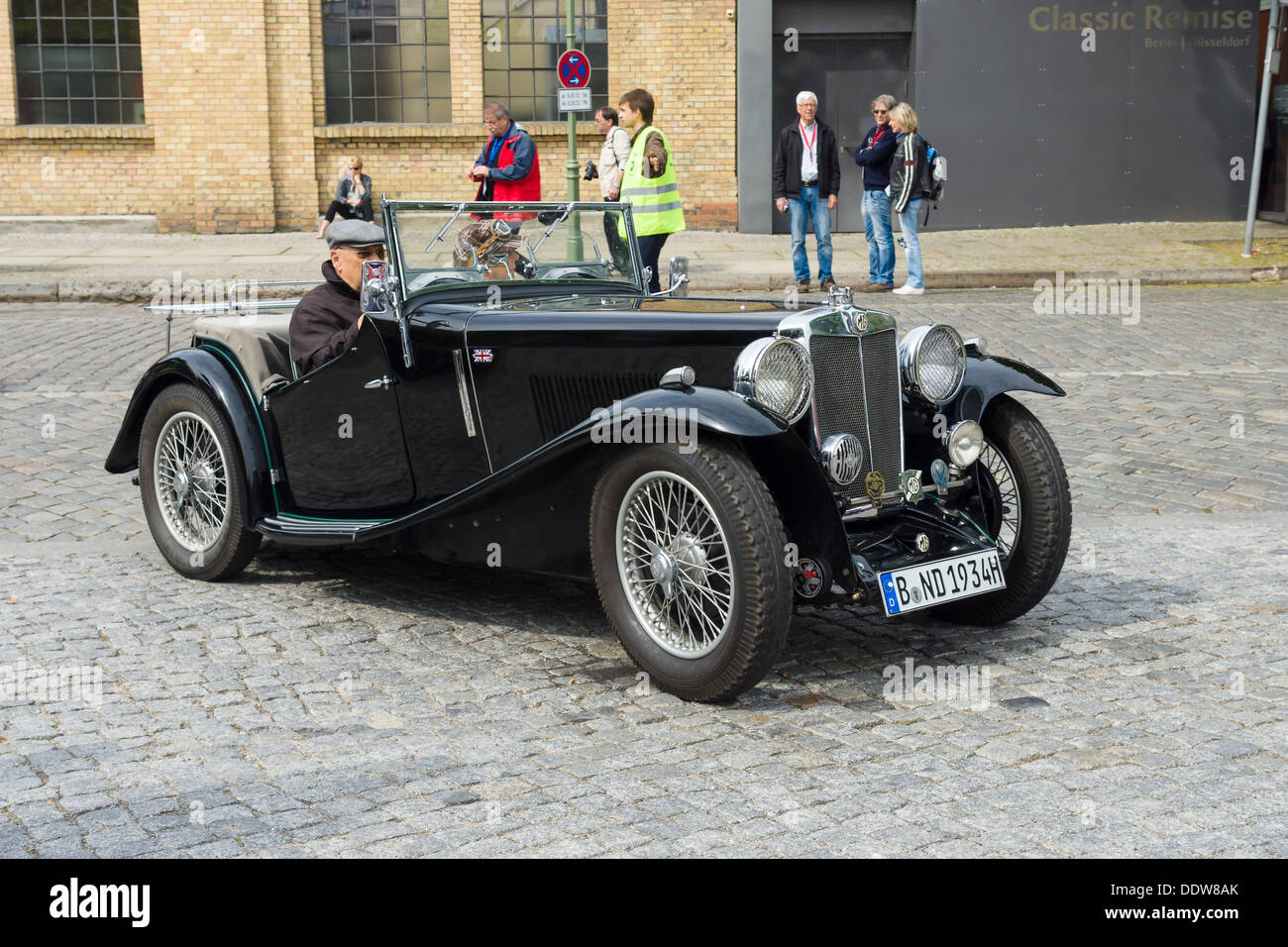 Berlino - 11 Maggio: auto sportiva MG PA, XXVI Oldtimer-Tage Berlin-Brandenburg, 11 Maggio 2013 Berlino, Germania Foto Stock