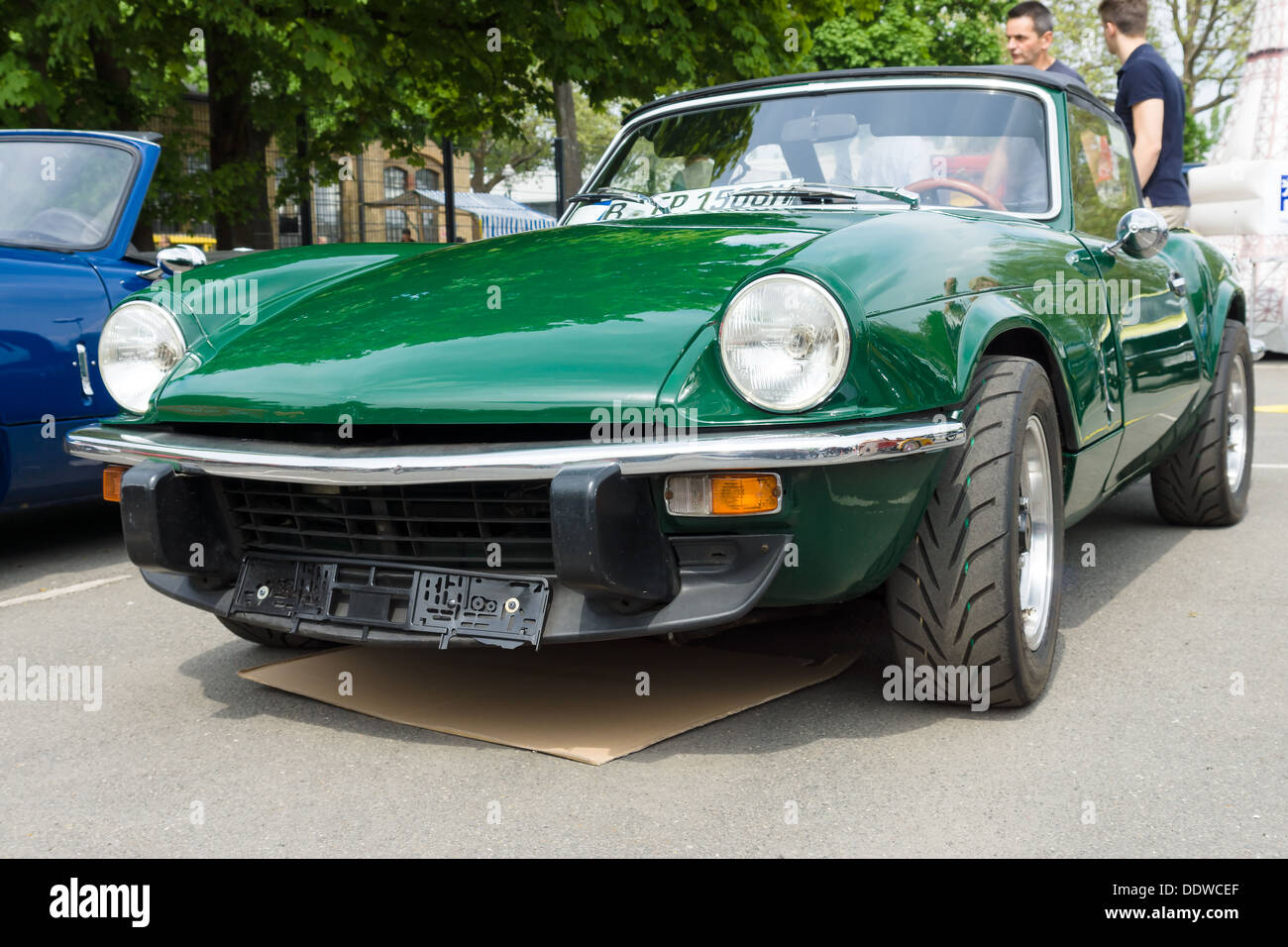 Berlino - 11 Maggio: auto Triumph Spitfire, XXVI Oldtimer-Tage Berlin-Brandenburg, 11 Maggio 2013 Berlino, Germania Foto Stock