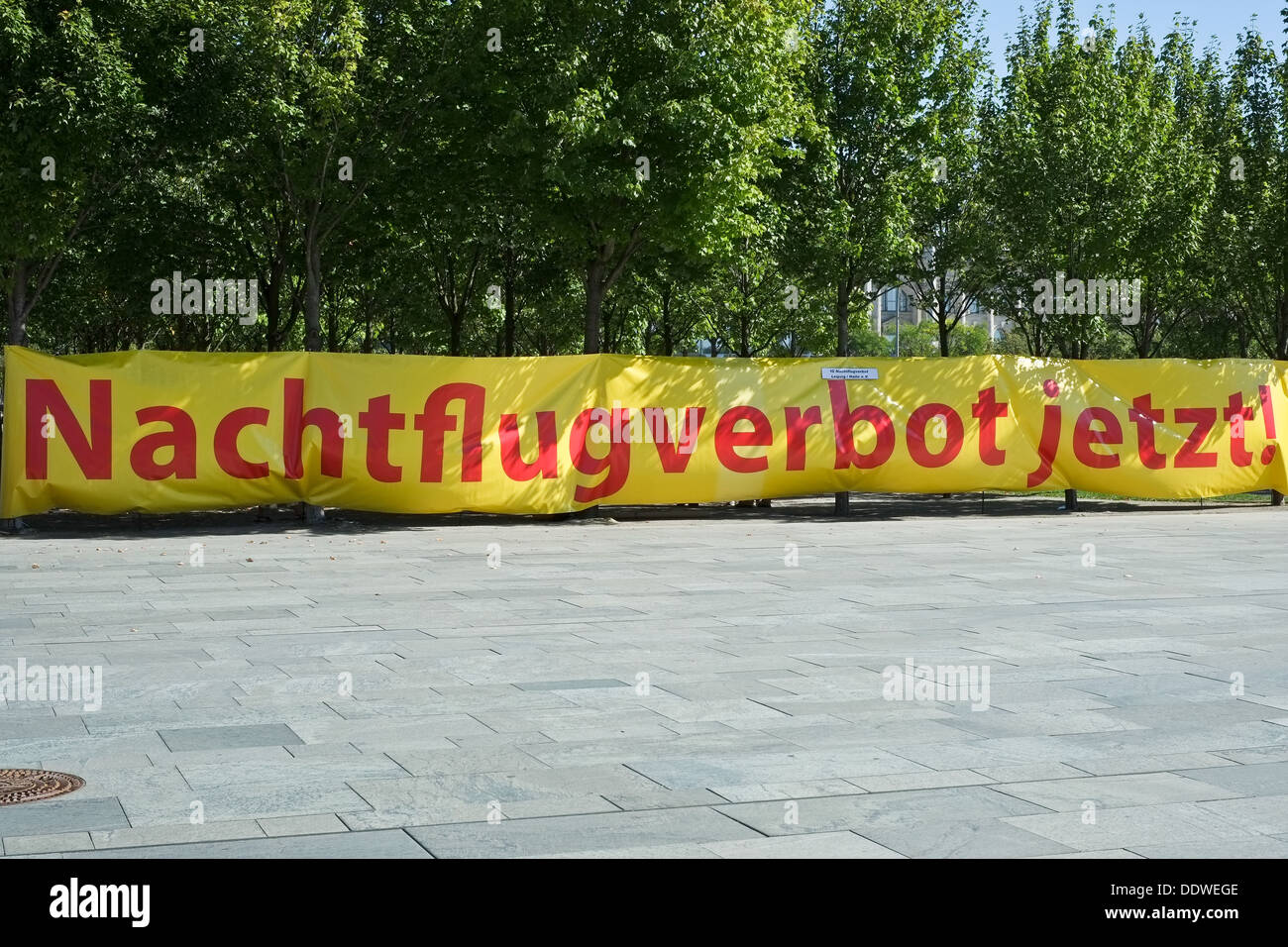 Aeroporto di anti BER manifestazione a Berlino Foto Stock