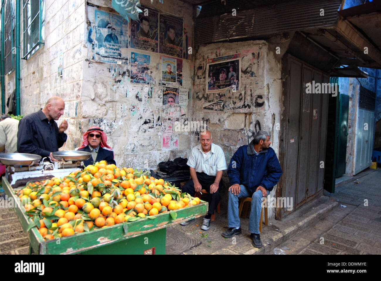 Kasba, Nablus, Autorità palestinese Foto Stock