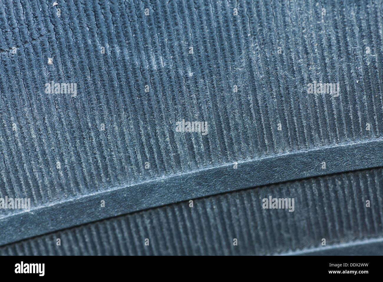 Close-up del fianco del pneumatico per utilizzare come sfondo di texture Foto Stock