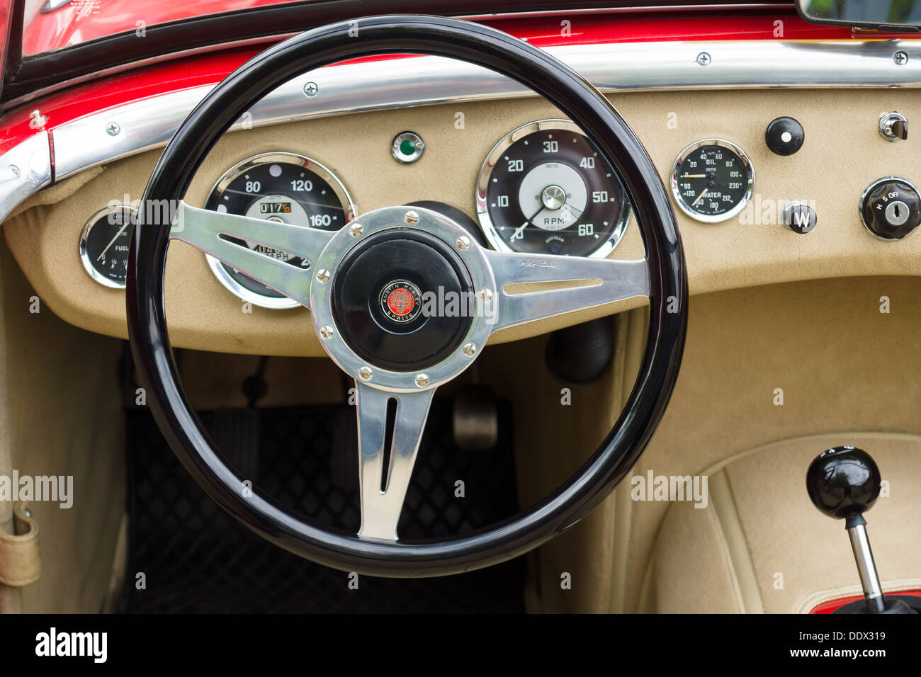 Cabina aperta piccola vettura sportiva Austin-Healey Sprite Foto Stock