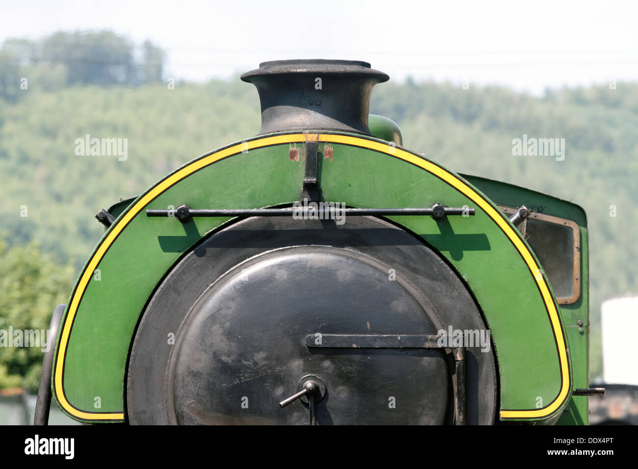 Gwili Railway - Rheilffordd Ager y Gwili Haulwen 0-6-0 serbatoio a sella motore a vapore Foto Stock