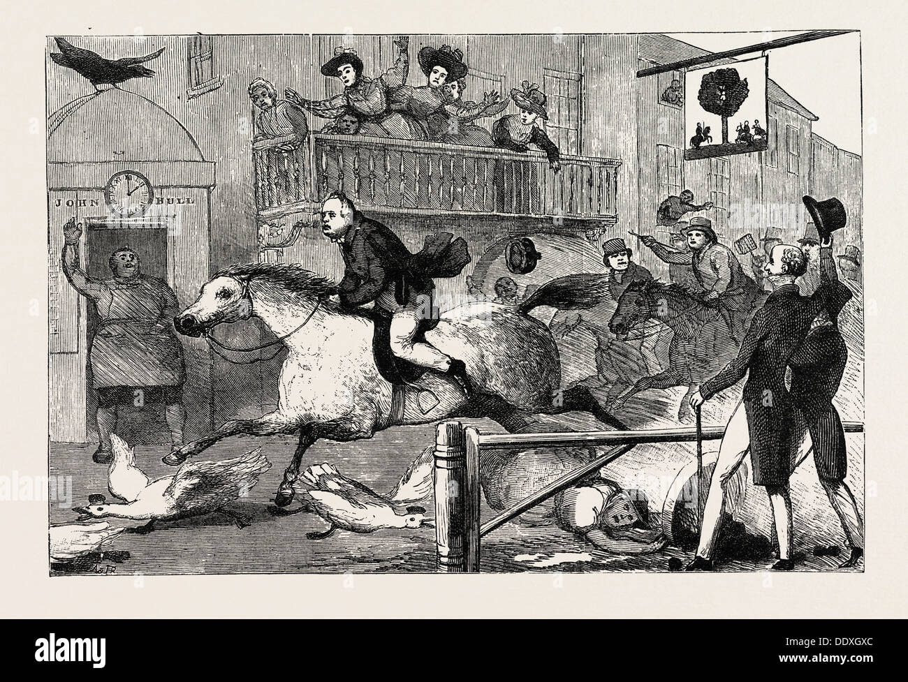 J. DOYLE: JOHN GILPIN, 13 maggio 1831 Foto Stock