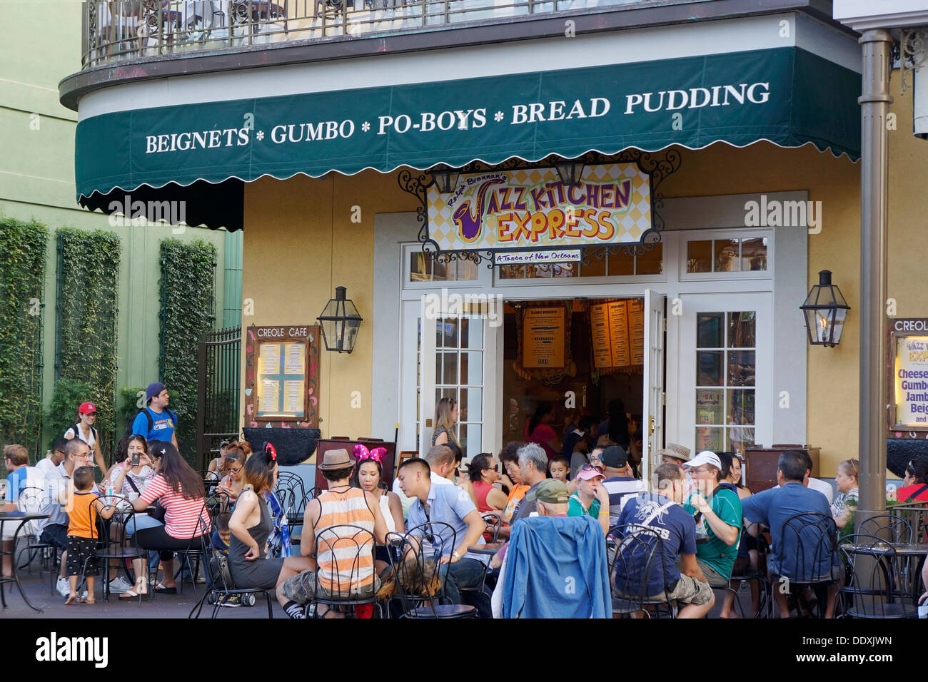 Ralph Brennan's jazz Kitchen Disneyland, Downtown Disney, Anaheim, California Foto Stock