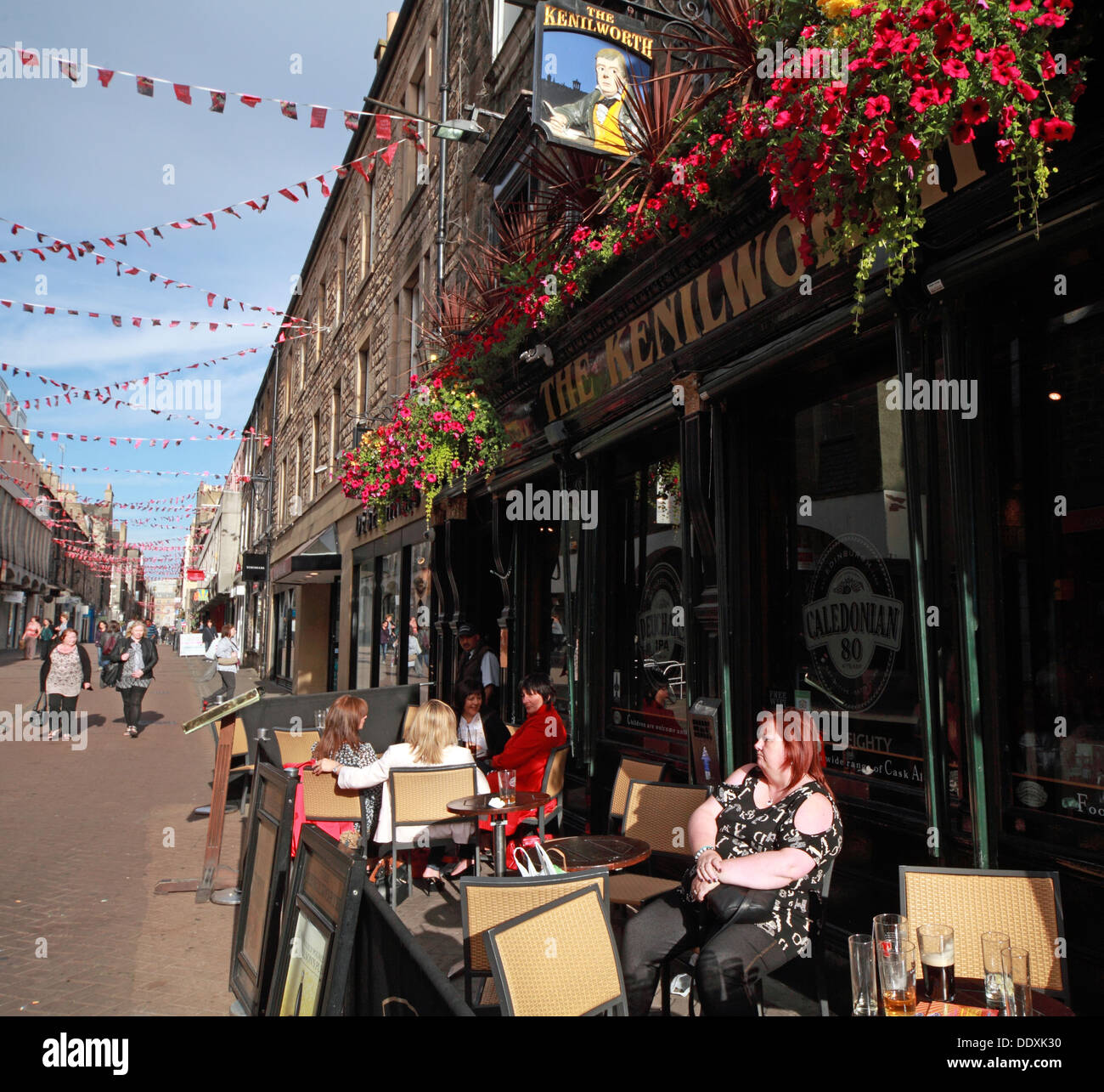 Rose Street , Edimburgo, Scozia,UK - The Kenilworth Foto Stock