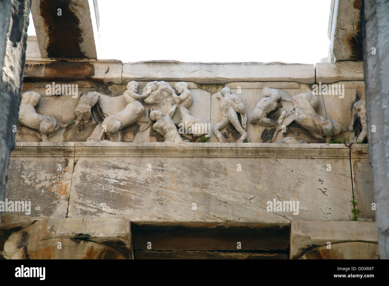 Il Tempio di Hephaistos in Greco Agorà di Atene, Grecia. Artista: Samuel Magal Foto Stock