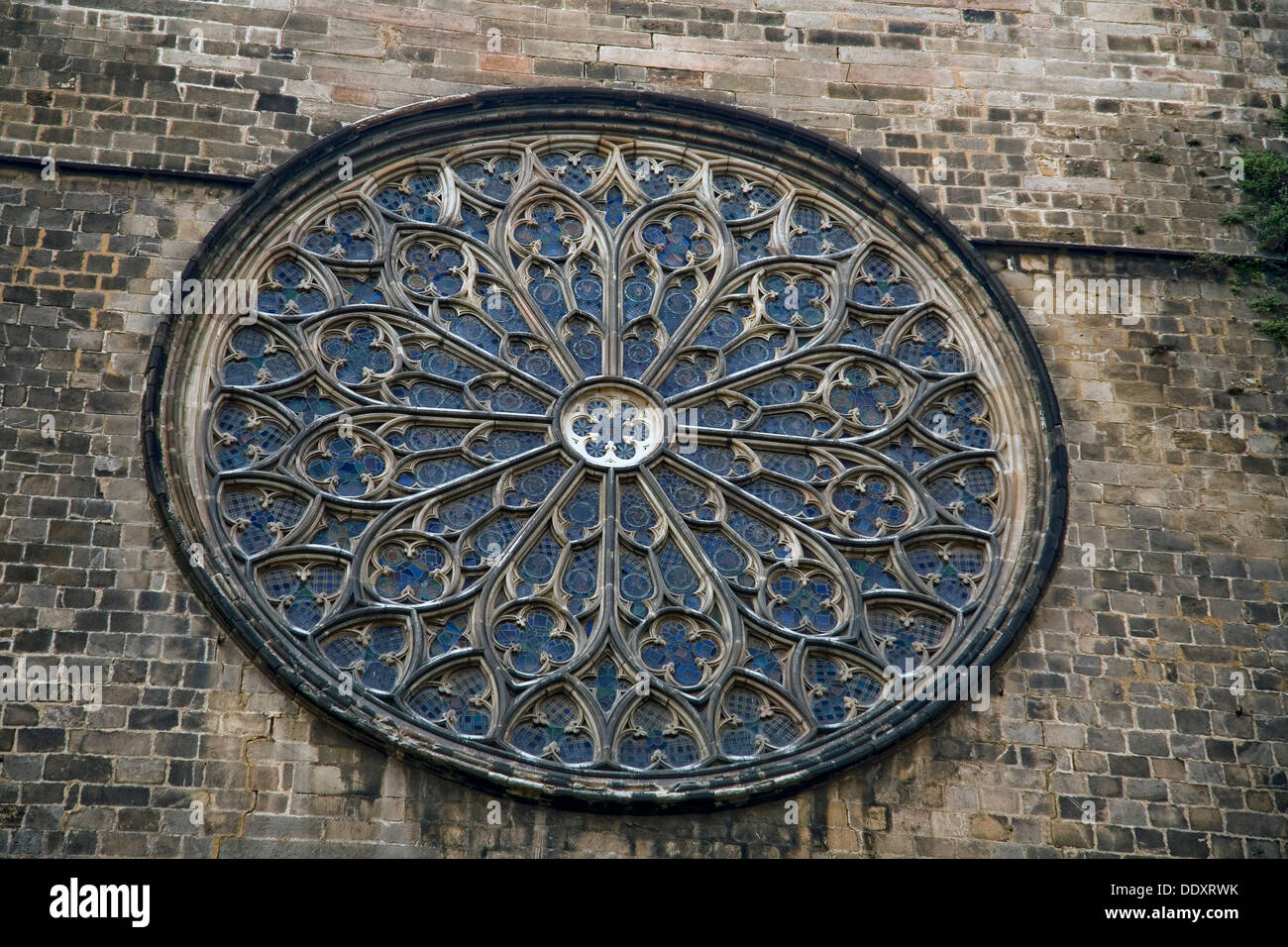 La Chiesa di Santa Maria del Pi, Barcellona, Spagna, 2007. Artista: Samuel Magal Foto Stock