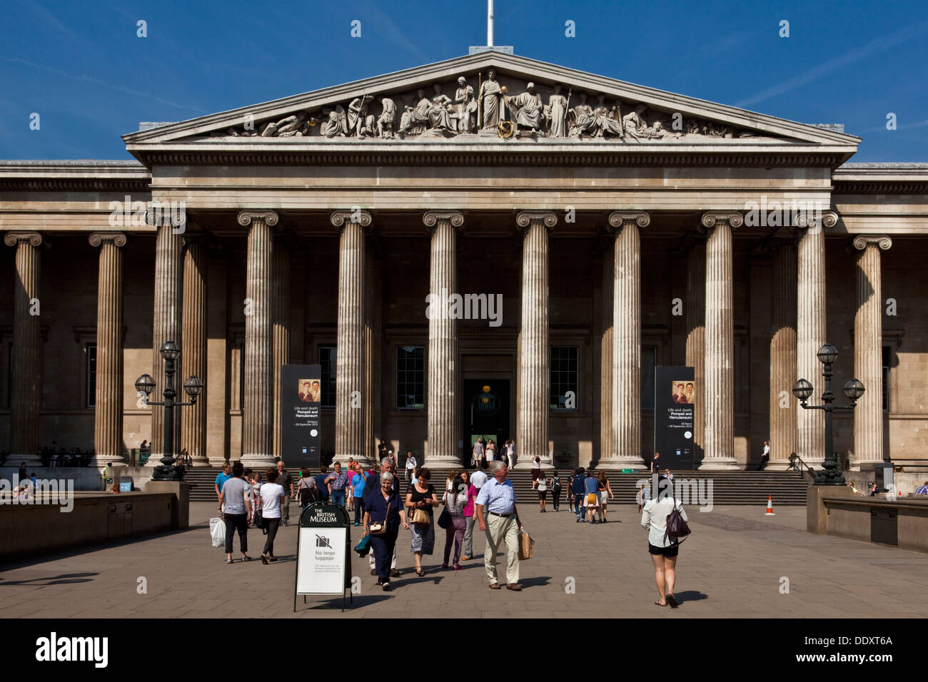 Il British Museum di Londra, Inghilterra Foto Stock