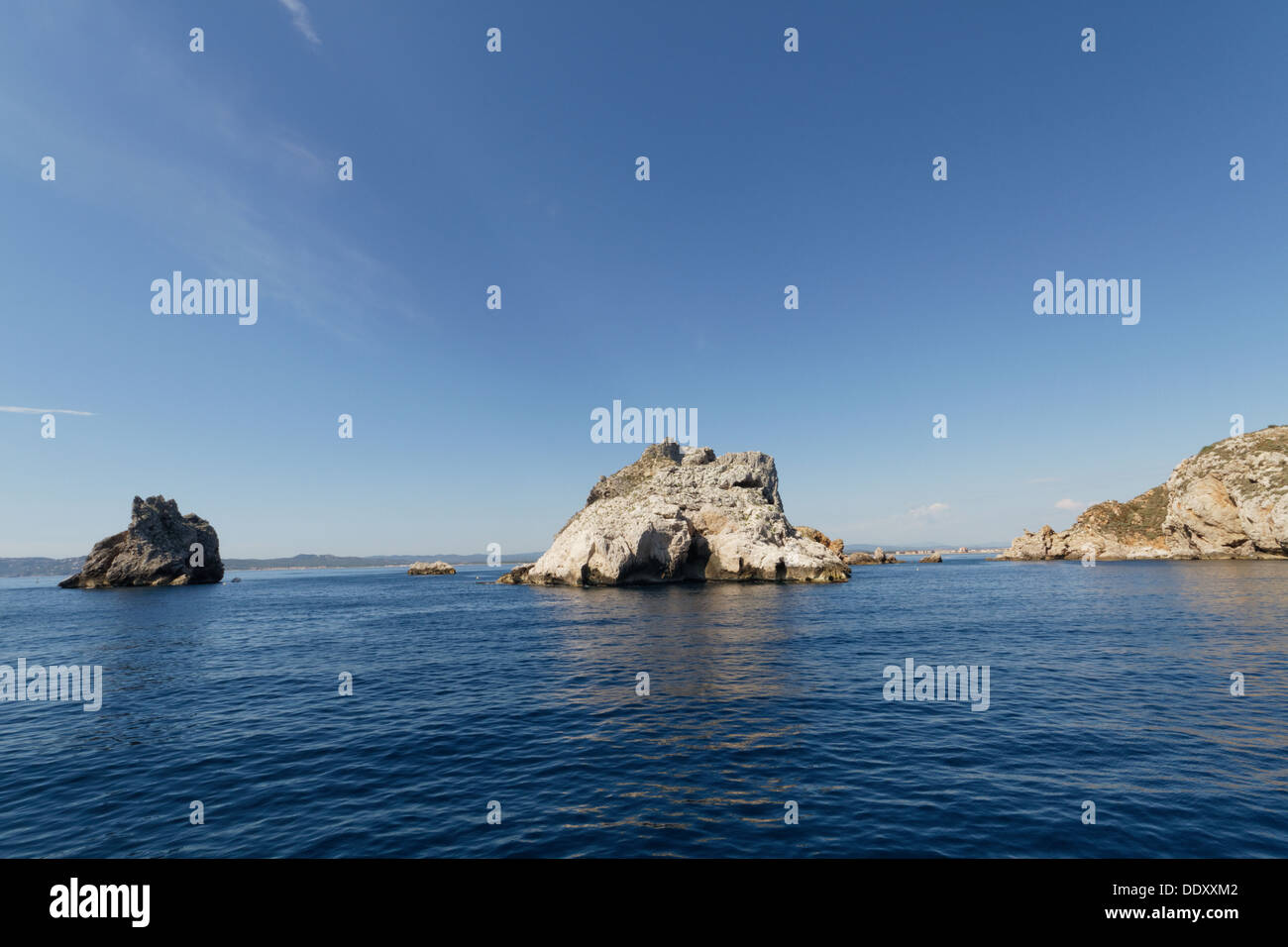 Isole Medes in Costa Brava Catalogna. Foto Stock