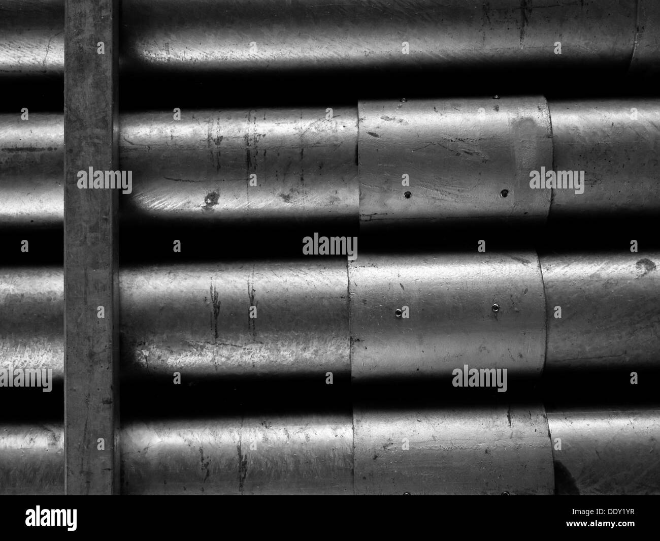 La parte inferiore di un ponte lungo il canale di Nottingham. Nottingham, Regno Unito Regno Unito Foto Stock