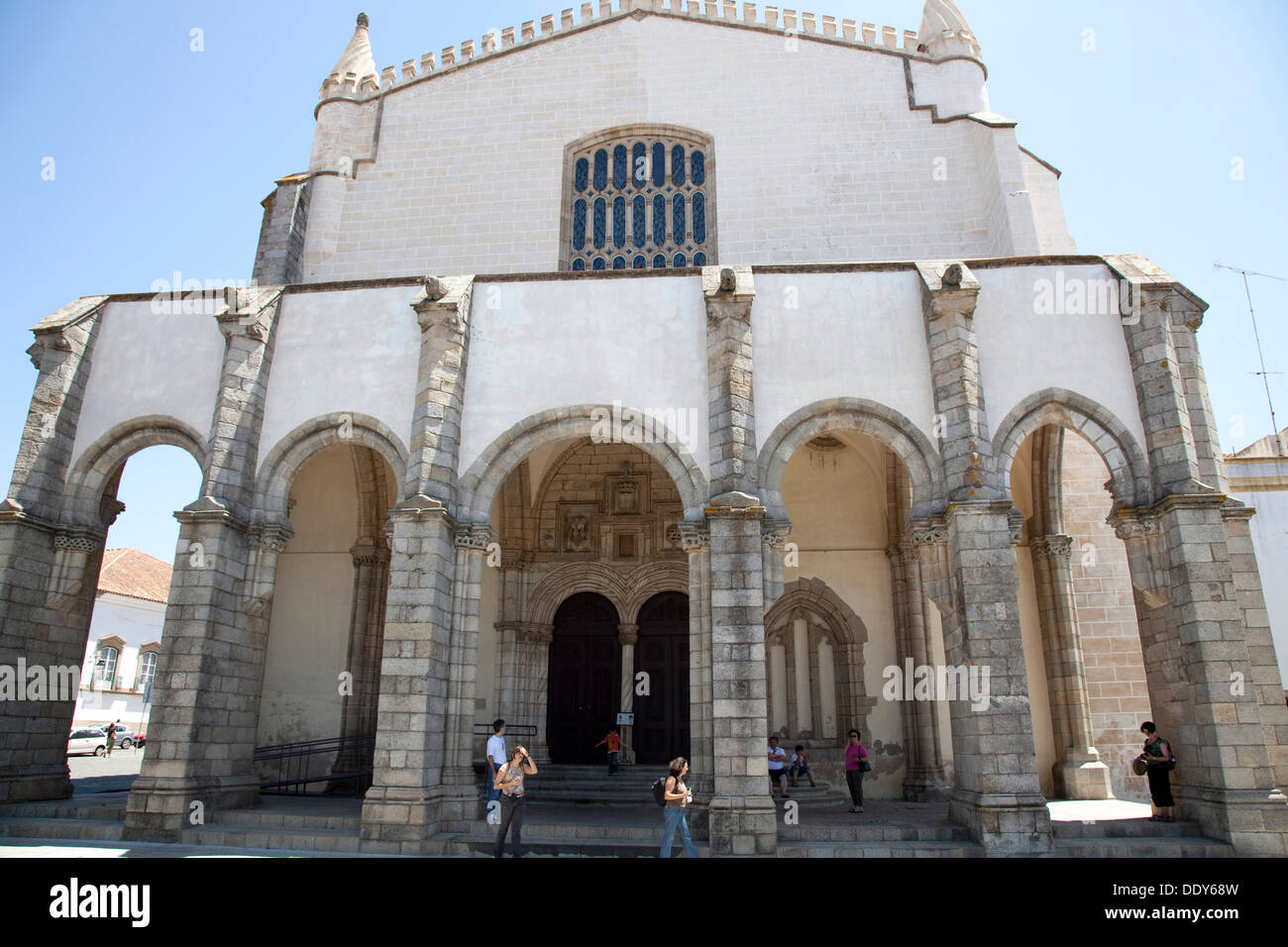 Sao Francisco Chiesa, Evora, Portogallo, 2009. Artista: Samuel Magal Foto Stock