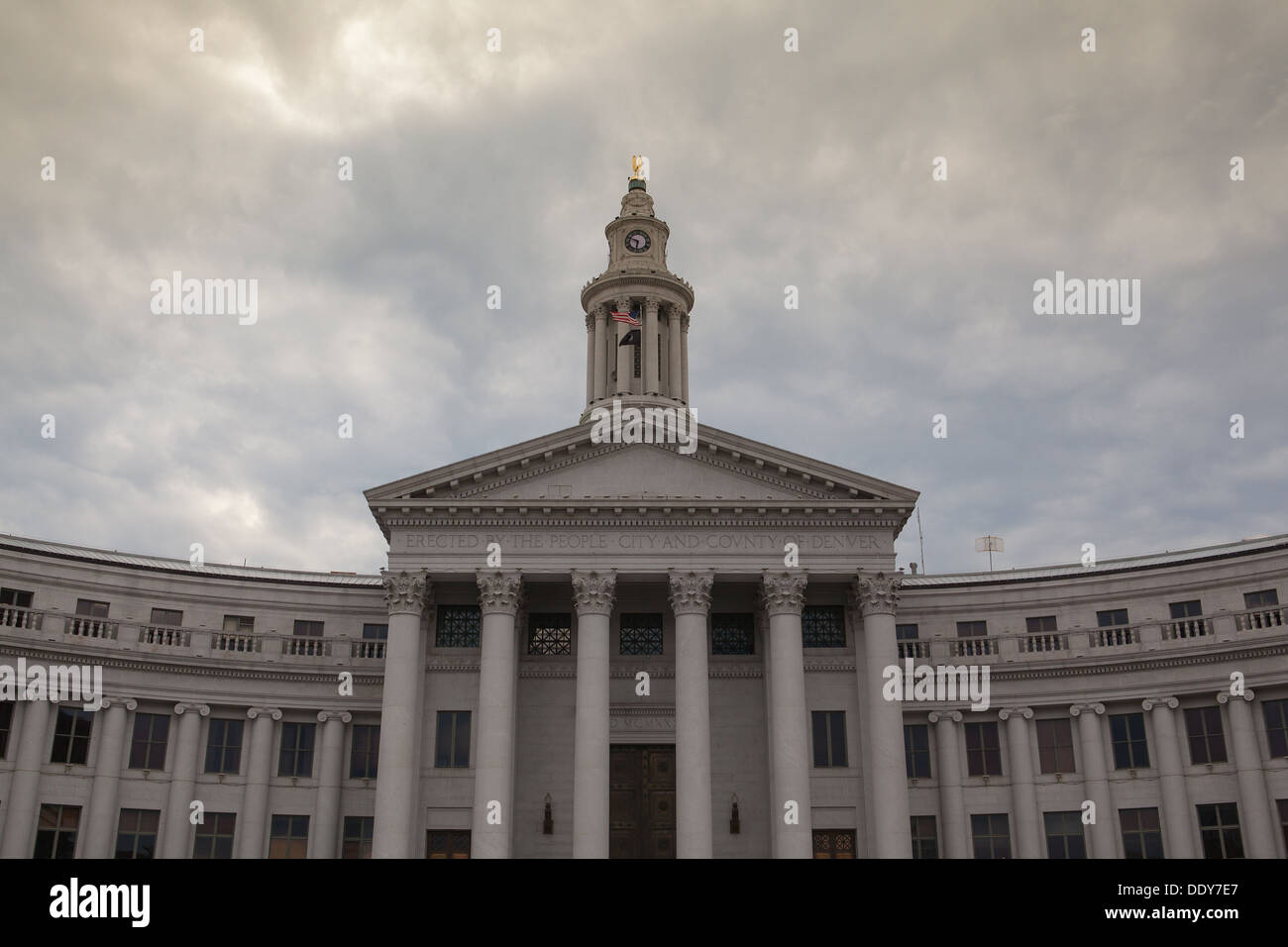 City Hall nel centro cittadino di Denver, Colorado. Foto Stock