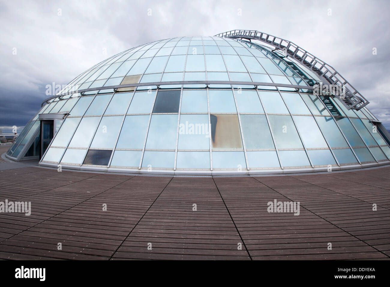 Perlan serbatoi di stoccaggio dell'acqua, Reykjavik, Islanda, europa Foto Stock