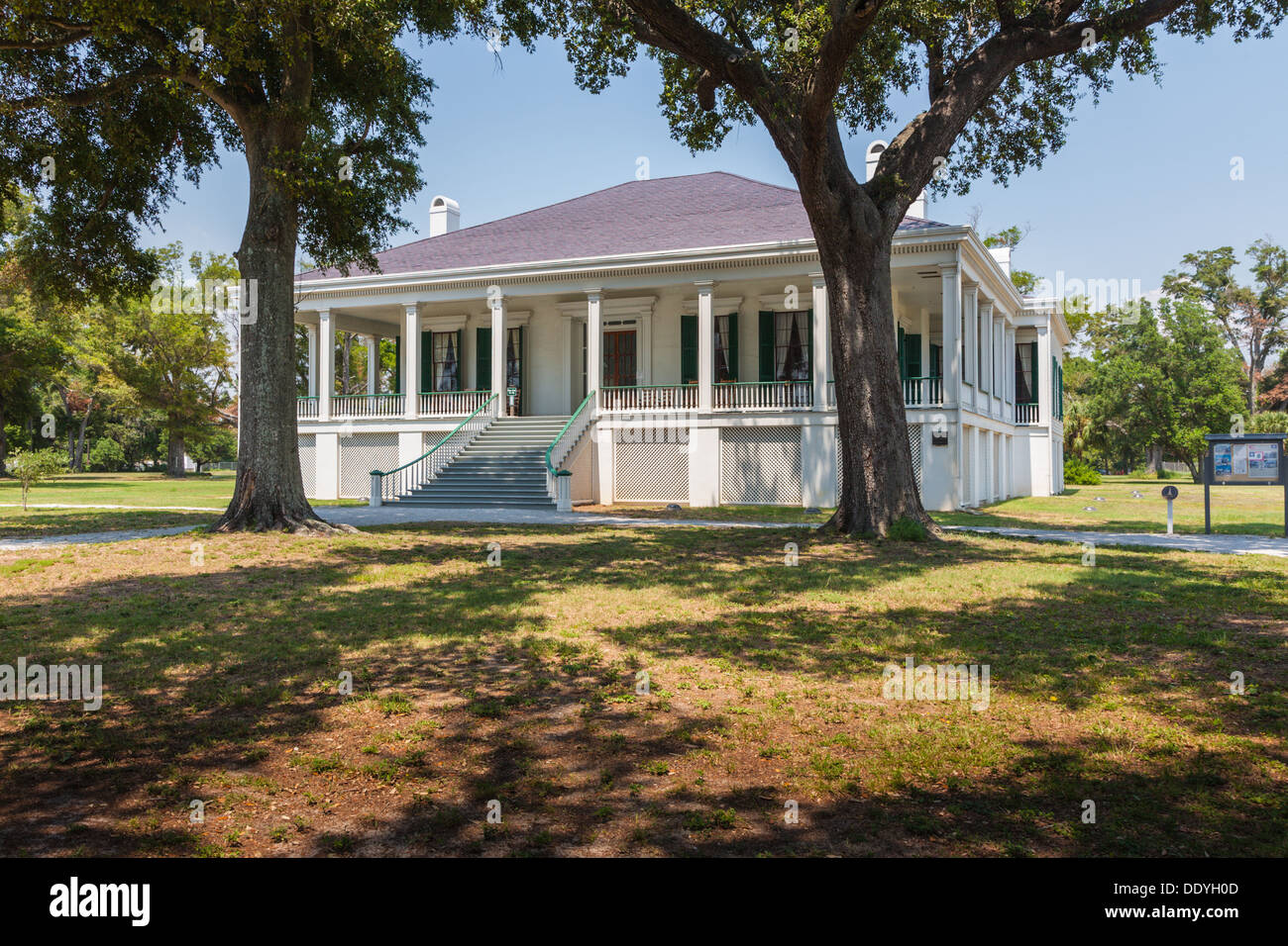 Beauvoir Casa di Beauvoir Plantation, post-guerra in casa del Presidente Jefferson Davis di Biloxi Foto Stock