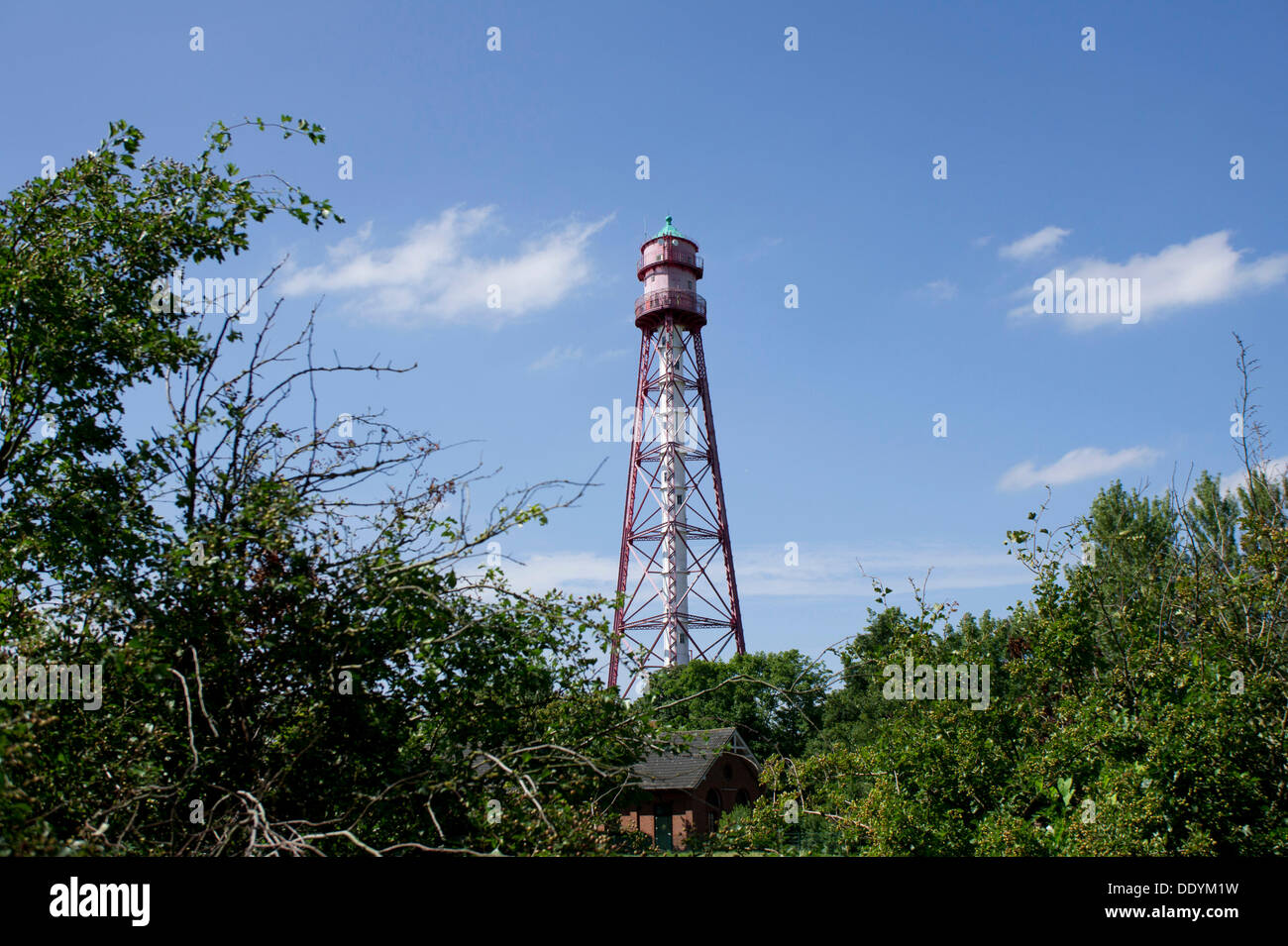 Faro, Campen, Krummhoern, Frisia orientale, Bassa Sassonia Foto Stock