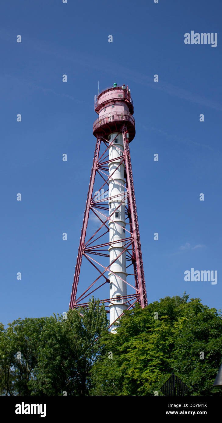 Faro, Campen, Krummhoern, Frisia orientale, Bassa Sassonia Foto Stock