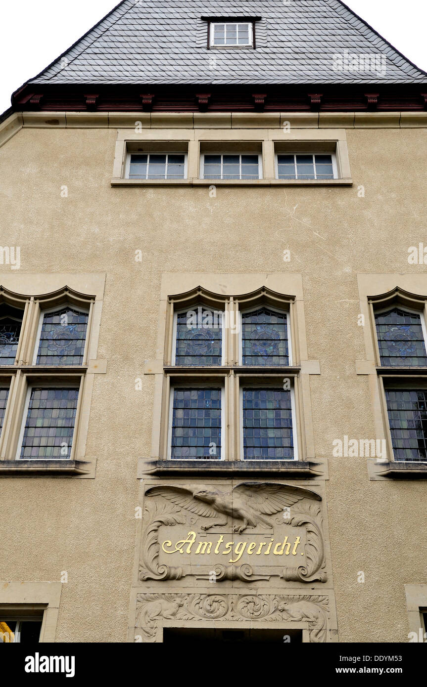 Edificio storico, centro storico della città di Goslar, sito patrimonio mondiale dell'UNESCO, Eastphalia, Germania Foto Stock