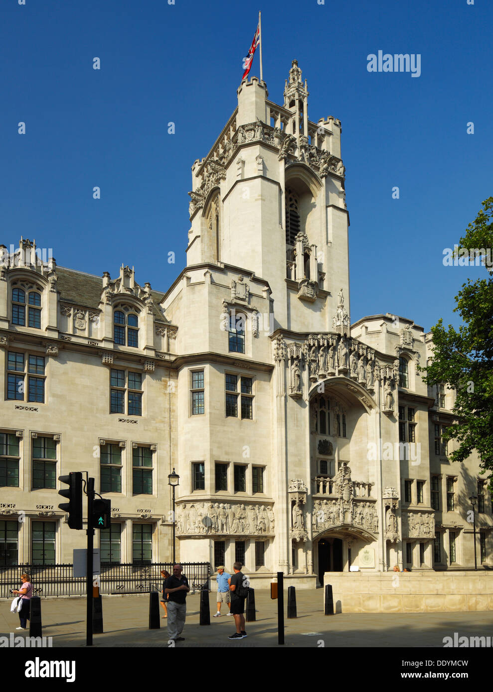 La Middlesex Guildhall, la posizione della Corte suprema, la piazza del Parlamento, Londra. Foto Stock
