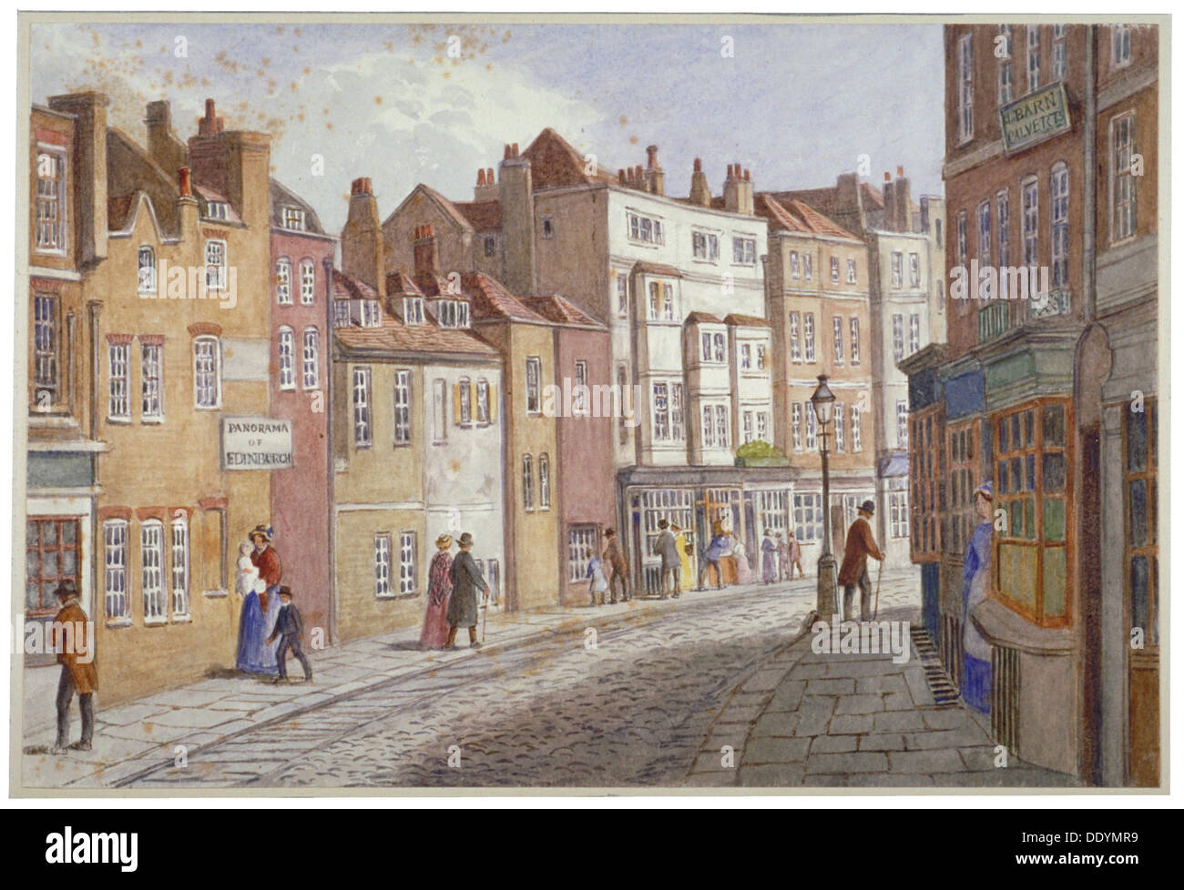 St Martin's Lane, Westminster, London, c1865. Artista: JT Wilson Foto Stock