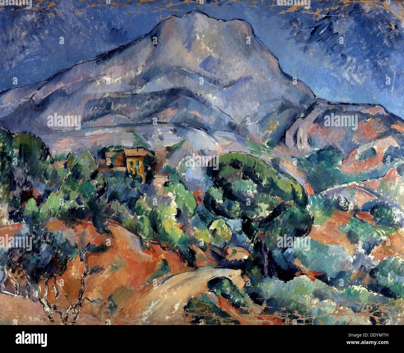 'Mont Sainte-Victoire', 1896-1898. Artista: Paul Cezanne Foto Stock