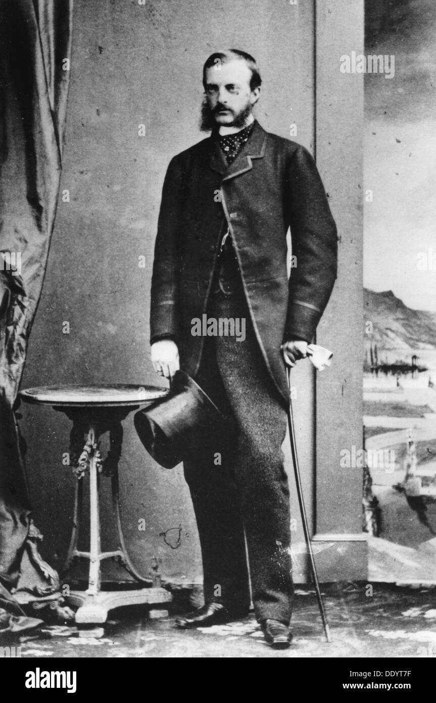 Il Granduca Michael Nikolaevich della Russia, c1860s(?). Artista: sconosciuto Foto Stock