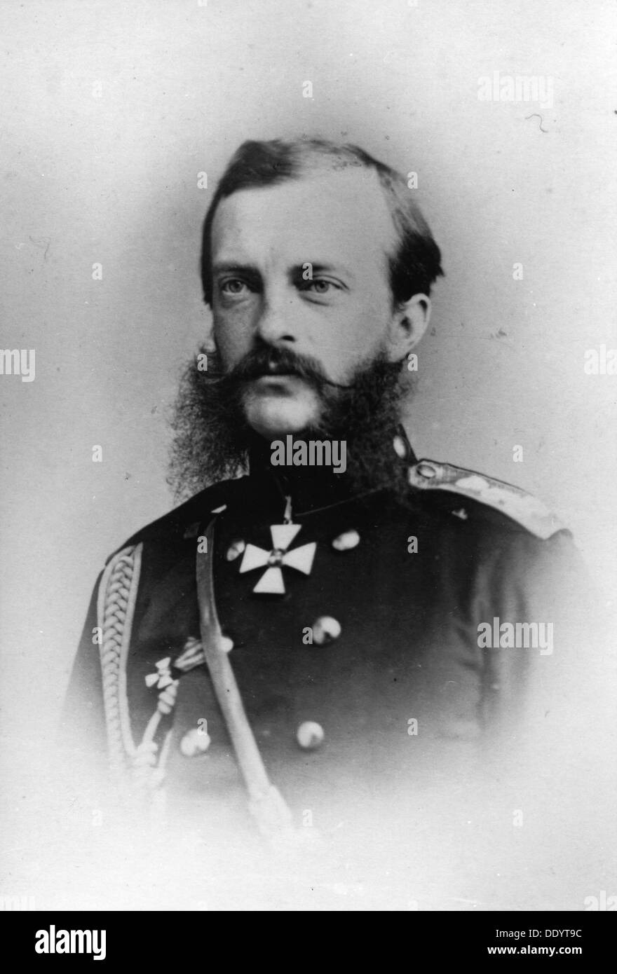 Il Granduca Michael Nikolaevich della Russia, c1860s(?). Artista: E Westly & Co Foto Stock