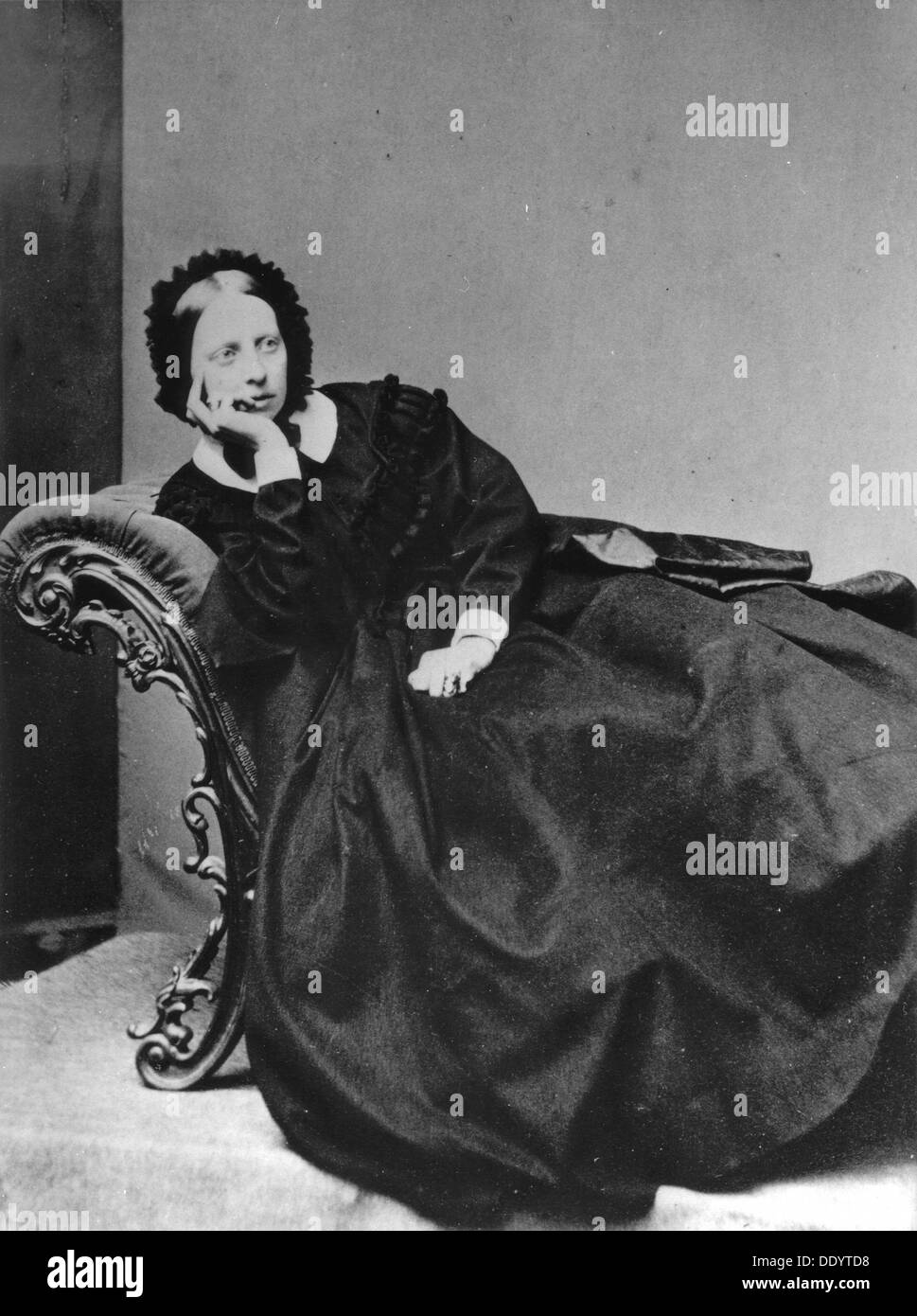 La granduchessa Alexandra Petrovna di Russia, c1860c-1865. Artista: sconosciuto Foto Stock