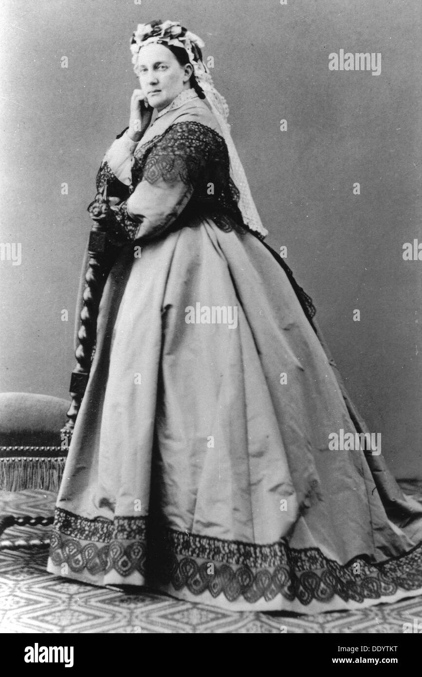 La Granduchessa Maria Nikolaevna della Russia, C1862-c1870. Artista: sconosciuto Foto Stock