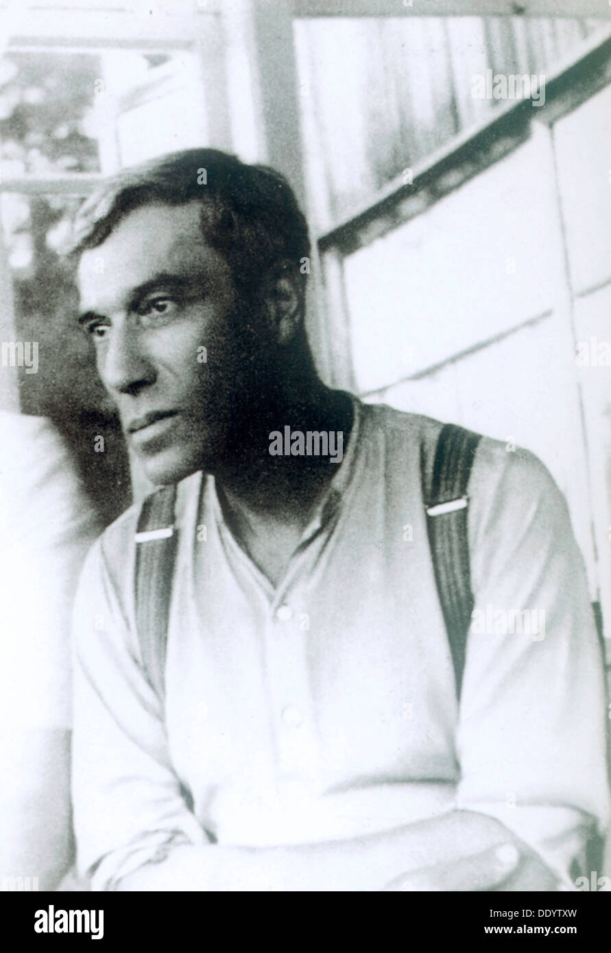 Boris Pasternak, Russo poeta e romanziere, Peredelkino, URSS, 1940s. Artista: sconosciuto Foto Stock