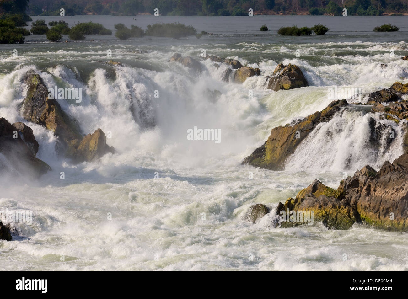 Khone Phapheng cade, si Phan Don (quattro mila isole), Laos Foto Stock