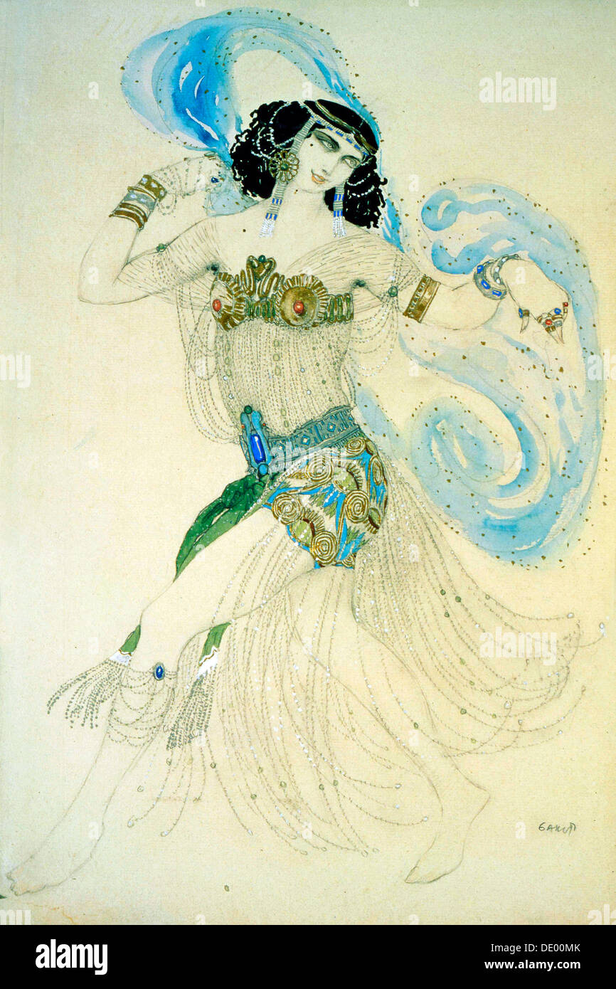 'Danza dei sette veli", 1908. Artista: Leon Bakst Foto Stock